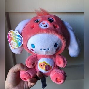 ✨2 for $25✨ NWT Care Bears x Hello Kitty Cinnamoroll Plushie!